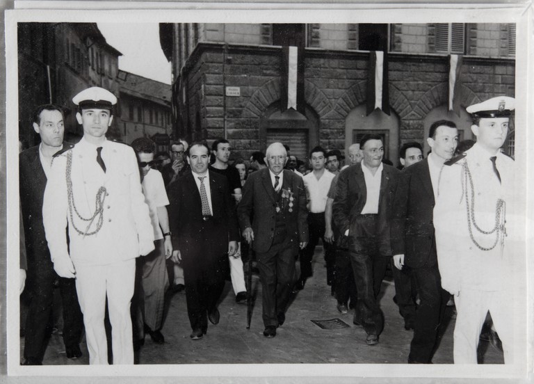 Poggibonsi, 18-19 luglio 1964, XX° anniversario della liberazione e conferimento ad Alcide Cervi della cittadinanza onoraria.